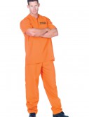 Plus Public Offender Inmate Costume, halloween costume (Plus Public Offender Inmate Costume)
