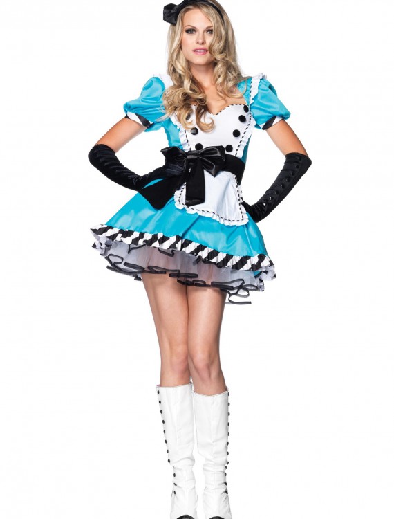 Plus Size Charming Alice Costume, halloween costume (Plus Size Charming Alice Costume)