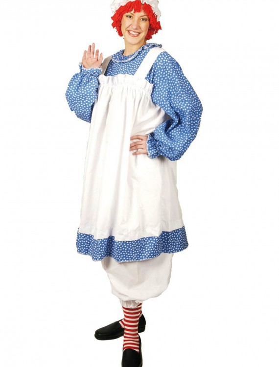 Plus Size Classic Raggedy Ann Costume, halloween costume (Plus Size Classic Raggedy Ann Costume)