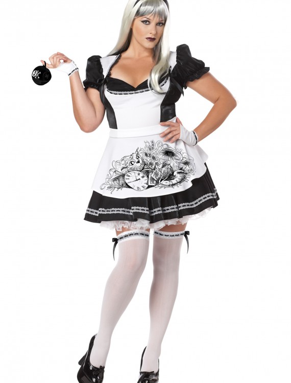 Plus Size Dark Alice Costume, halloween costume (Plus Size Dark Alice Costume)