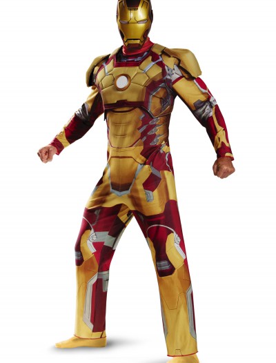 Plus Size Deluxe Iron Man Mark 42 Costume, halloween costume (Plus Size Deluxe Iron Man Mark 42 Costume)