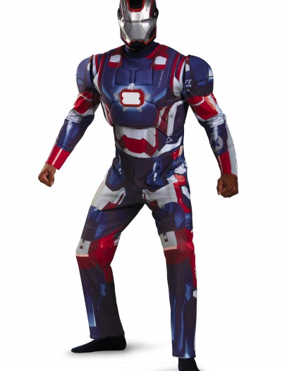 Plus Size Deluxe Iron Patriot Costume, halloween costume (Plus Size Deluxe Iron Patriot Costume)