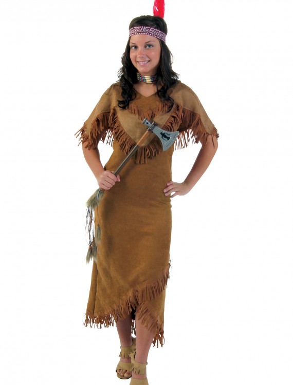 Plus Size Deluxe Women's Indian Costume, halloween costume (Plus Size Deluxe Women's Indian Costume)