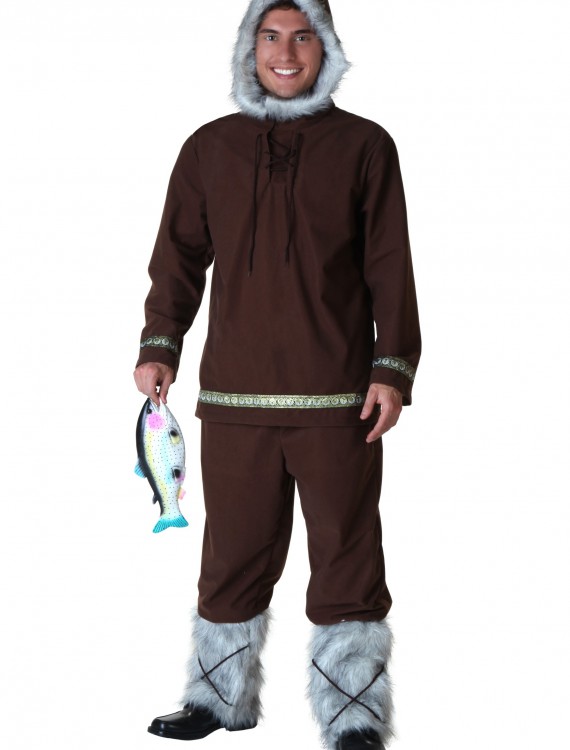 Plus Size Eskimo Boy Costume, halloween costume (Plus Size Eskimo Boy Costume)