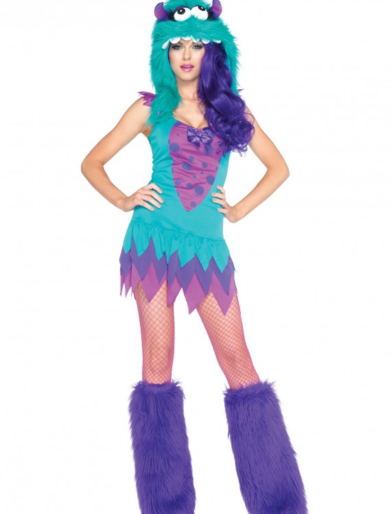 Plus Size Fuzzy Frankie Monster Costume, halloween costume (Plus Size Fuzzy Frankie Monster Costume)