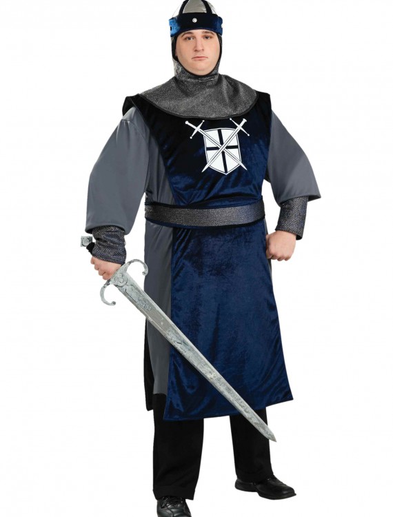 Plus Size Knight of the Round Table Costume, halloween costume (Plus Size Knight of the Round Table Costume)