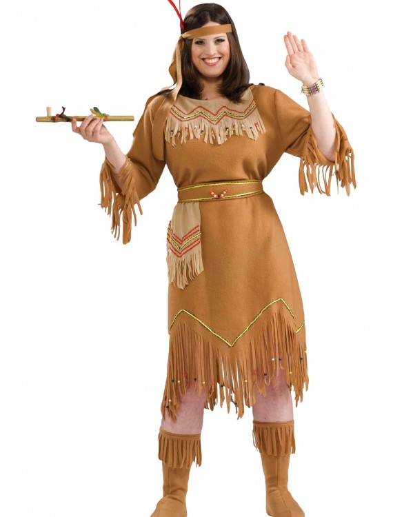 Plus Size Native American Costume, halloween costume (Plus Size Native American Costume)