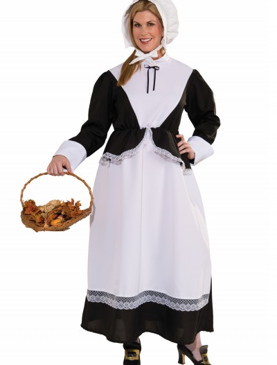 Plus Size Pilgrim Woman Costume, halloween costume (Plus Size Pilgrim Woman Costume)