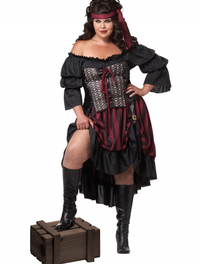 Plus Size Pirate Wench Costume, halloween costume (Plus Size Pirate Wench Costume)