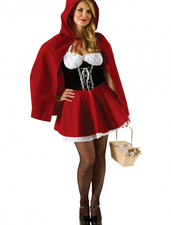 Plus Size Red Riding Hood Costume, halloween costume (Plus Size Red Riding Hood Costume)