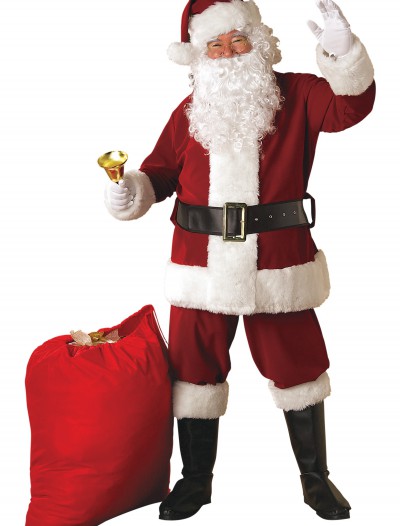 Plus Size Regal Santa Suit, halloween costume (Plus Size Regal Santa Suit)