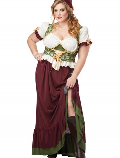 Plus Size Renaissance Wench Costume, halloween costume (Plus Size Renaissance Wench Costume)