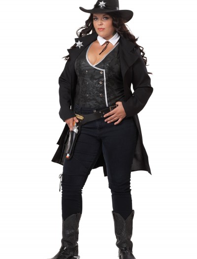 Plus Size Round Em Up Cowgirl Costume, halloween costume (Plus Size Round Em Up Cowgirl Costume)