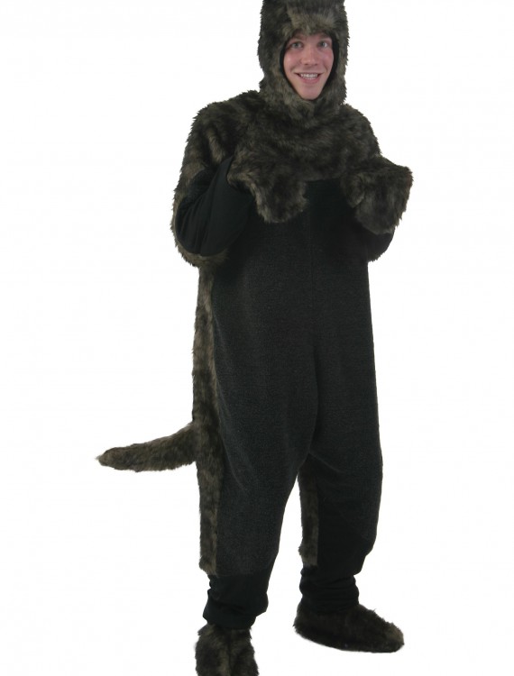 Plus Size Black Dog Costume, halloween costume (Plus Size Black Dog Costume)