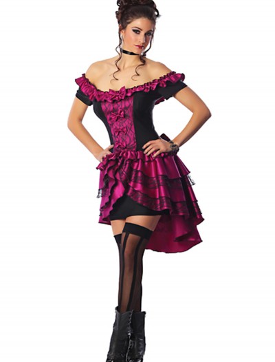 Plus Size Violet Dance Hall Queen Costume, halloween costume (Plus Size Violet Dance Hall Queen Costume)