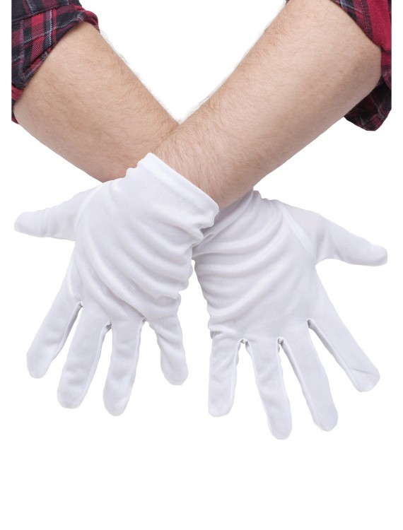 Plus Size White Gloves, halloween costume (Plus Size White Gloves)