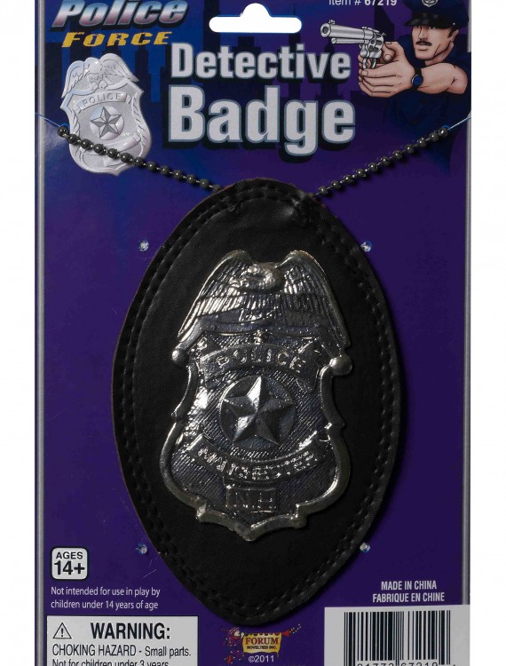 Police Detective Badge, halloween costume (Police Detective Badge)