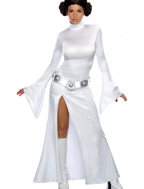 Princess Leia Adult White Dress, halloween costume (Princess Leia Adult White Dress)