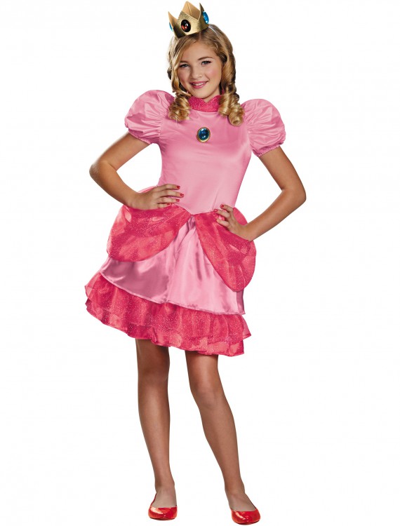 Princess Peach Tween Costume, halloween costume (Princess Peach Tween Costume)