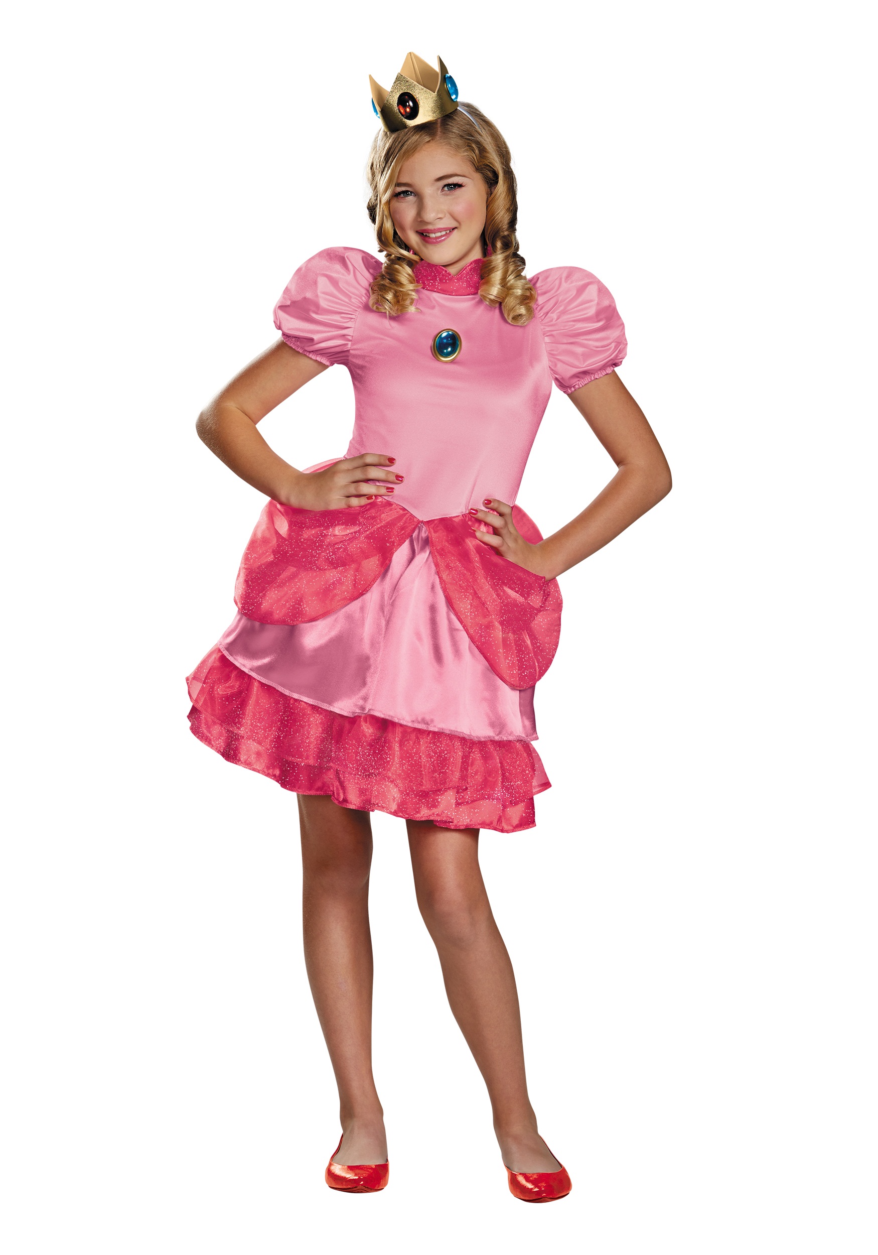 Princess Peach Tween Costume - Halloween Costumes
