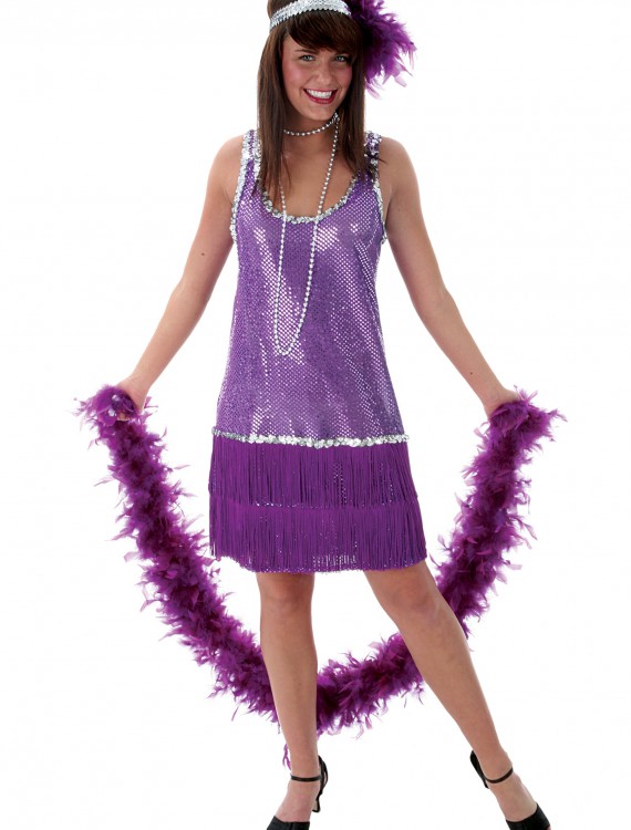 Purple Flapper Dress, halloween costume (Purple Flapper Dress)