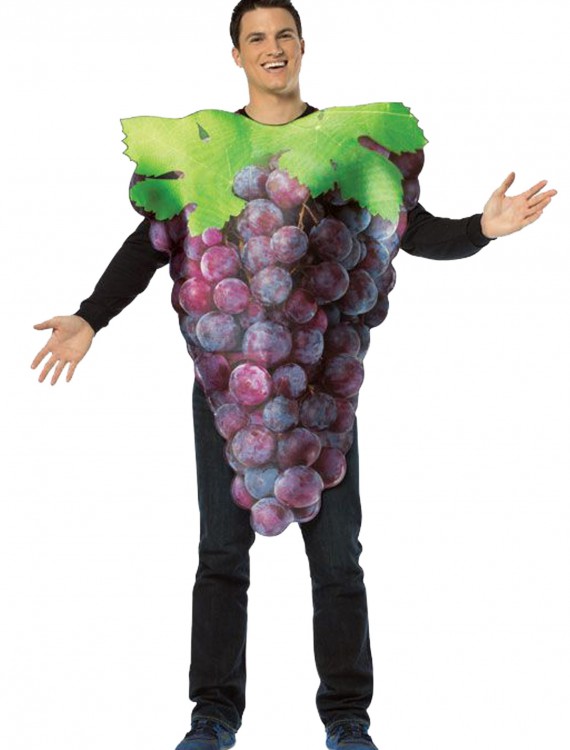 Purple Grapes Adult Costume, halloween costume (Purple Grapes Adult Costume)
