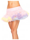 Rainbow Mini Tulle Petticoat, halloween costume (Rainbow Mini Tulle Petticoat)