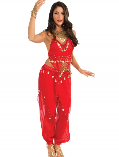 Red Belly Dancer Costume, halloween costume (Red Belly Dancer Costume)