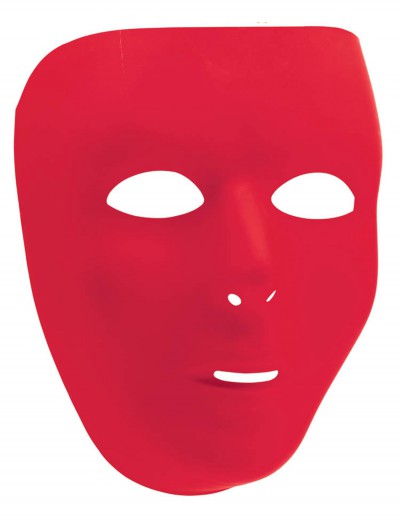 Red Full Face Mask, halloween costume (Red Full Face Mask)