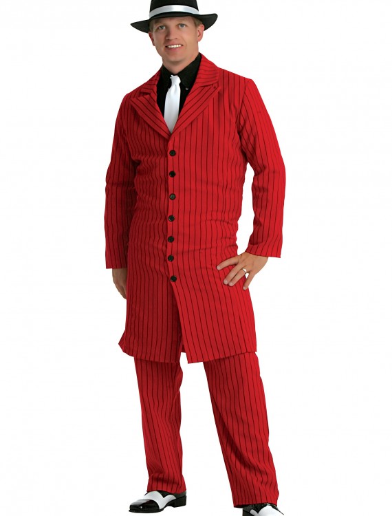 Red Gangster Zoot Suit, halloween costume (Red Gangster Zoot Suit)
