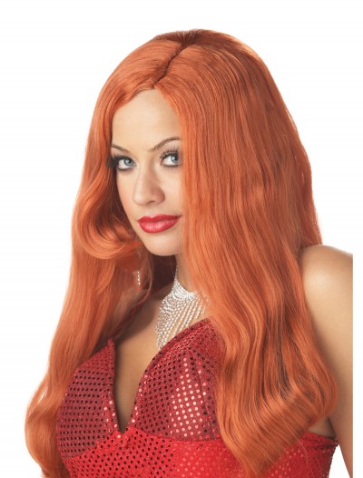 Red Movie Star Wig, halloween costume (Red Movie Star Wig)