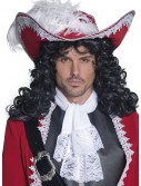 Red Pirate Hat w/ Feather, halloween costume (Red Pirate Hat w/ Feather)