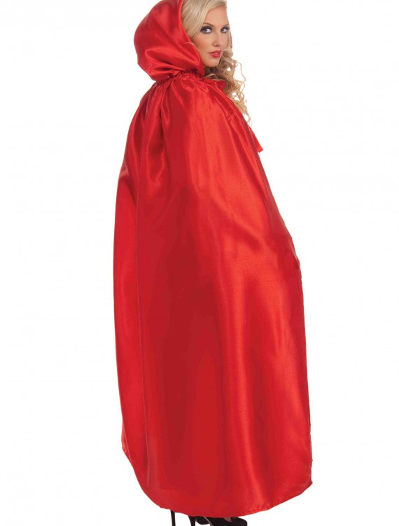Red Satin Cape, halloween costume (Red Satin Cape)