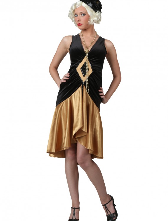 Roaring 20's Flapper Dress, halloween costume (Roaring 20's Flapper Dress)