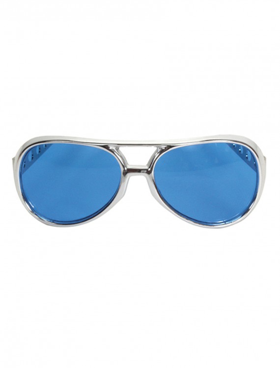 Rock & Roller Glasses Silver and Blue, halloween costume (Rock & Roller Glasses Silver and Blue)