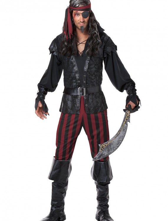 Men's Ruthless Rogue Pirate Costume, halloween costume (Men's Ruthless Rogue Pirate Costume)