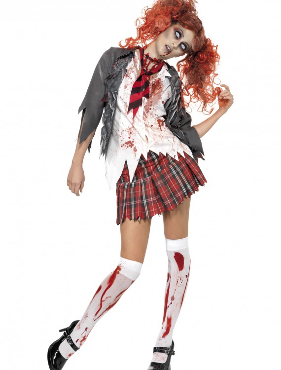 School Girl Zombie Costume, halloween costume (School Girl Zombie Costume)