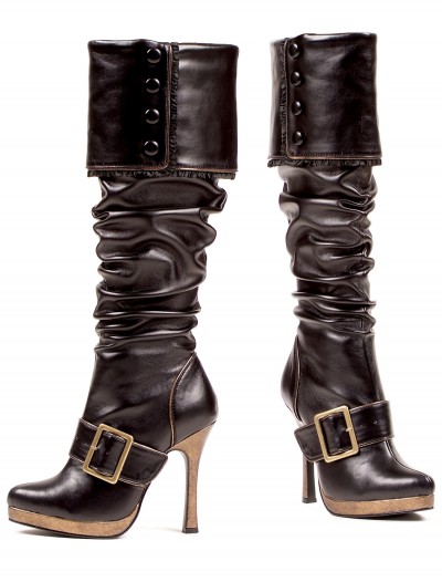 Sexy Buckle Pirate Boots, halloween costume (Sexy Buckle Pirate Boots)