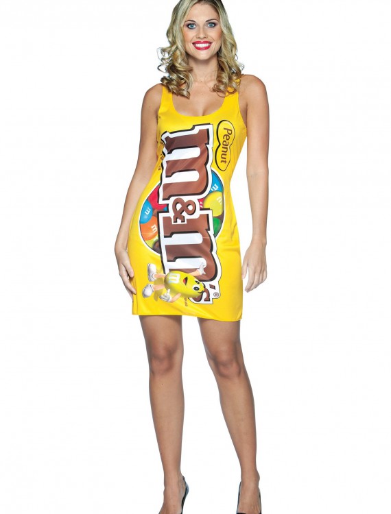 Sexy M&M Peanut Dress Costume, halloween costume (Sexy M&M Peanut Dress Costume)