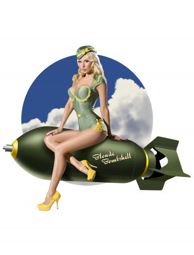 Sexy Pin Up Fly Girl Costume, halloween costume (Sexy Pin Up Fly Girl Costume)