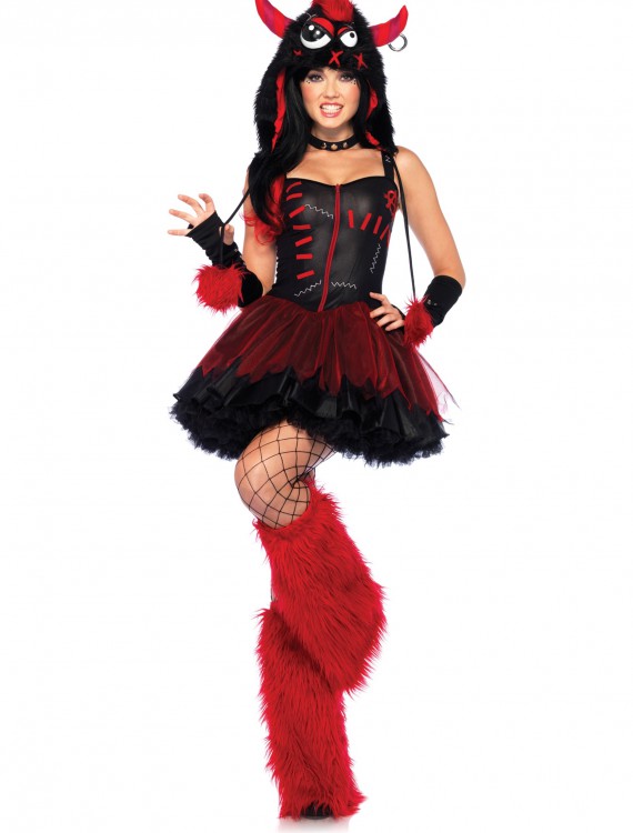 Sexy Rebel Monster Costume, halloween costume (Sexy Rebel Monster Costume)