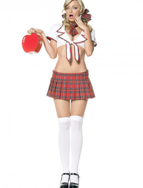 Sexy School Girl Costume, halloween costume (Sexy School Girl Costume)