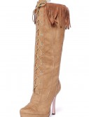 Sexy Suede Fringe Boots, halloween costume (Sexy Suede Fringe Boots)