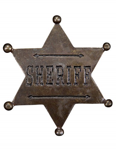 Sheriff Star Badge, halloween costume (Sheriff Star Badge)