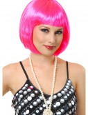 Short Bob Hot Pink Wig, halloween costume (Short Bob Hot Pink Wig)