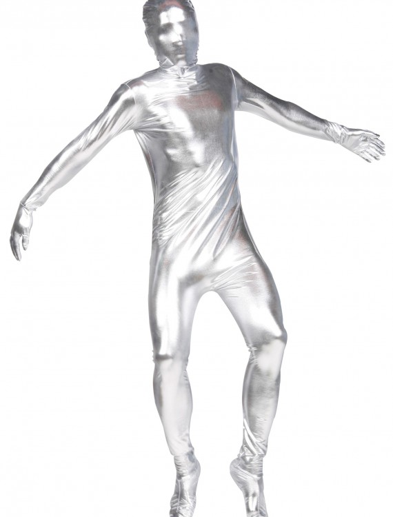 Silver Invisible Man Suit, halloween costume (Silver Invisible Man Suit)