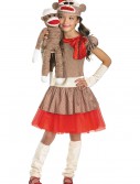Sock Monkey Girl Costume, halloween costume (Sock Monkey Girl Costume)