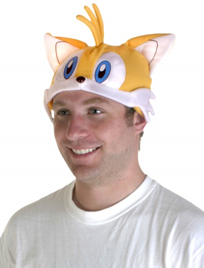 Sonic the Hedgehog Tails Fleece Cap, halloween costume (Sonic the Hedgehog Tails Fleece Cap)
