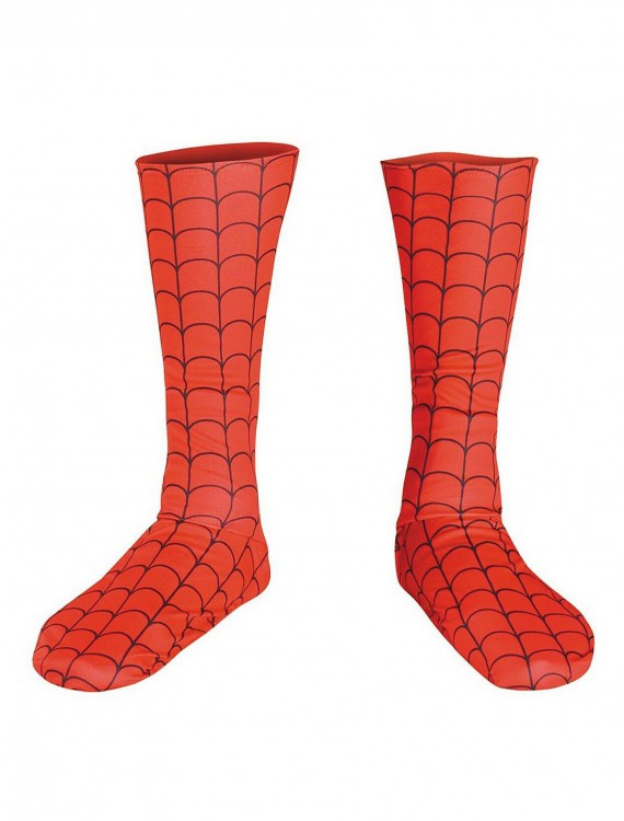 Spiderman Adult Boot Covers, halloween costume (Spiderman Adult Boot Covers)