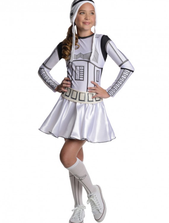 Storm Trooper Tween Dress Costume, halloween costume (Storm Trooper Tween Dress Costume)